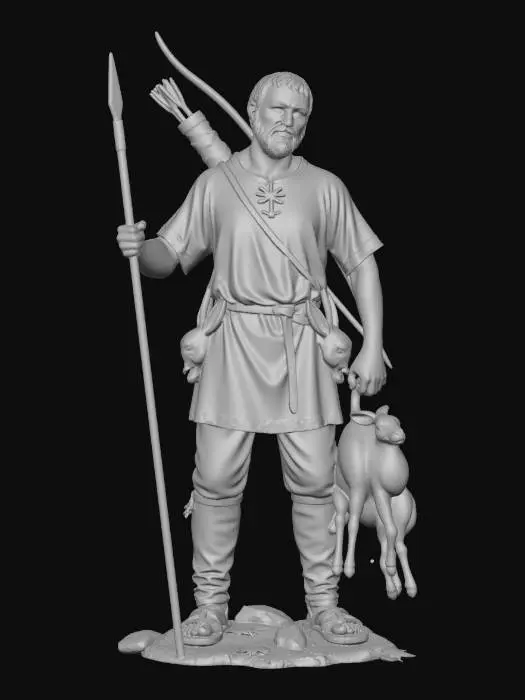 3D model for Hunter with Rabbits