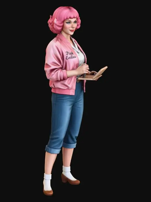3D model for Pink Style Notes