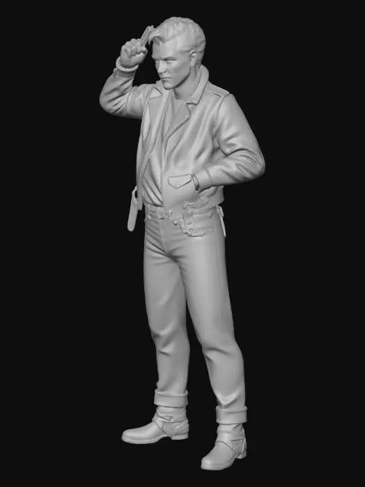 3D model for Rockabilly Rebel