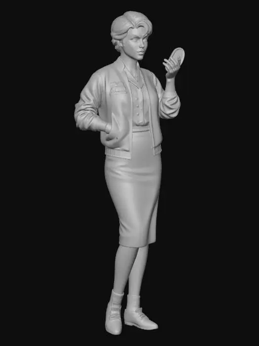 3D model for Pink Lady Vintage Style