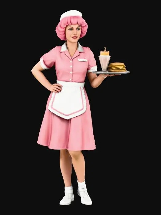 3D model for Waitress Delight
