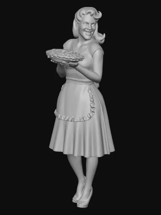 3D model for Vintage Pie Baker