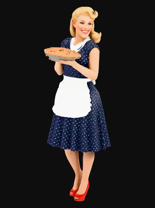 3D model for Vintage Pie Baker