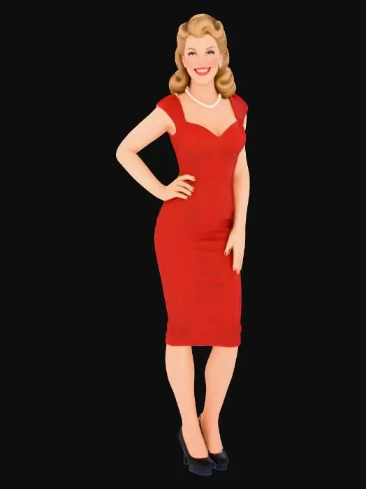 3D model for pinup002