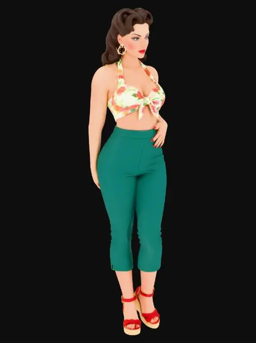 3D model for pinup001