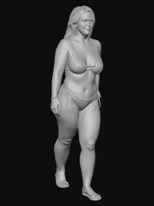 3D model for Beach Stroll in Red