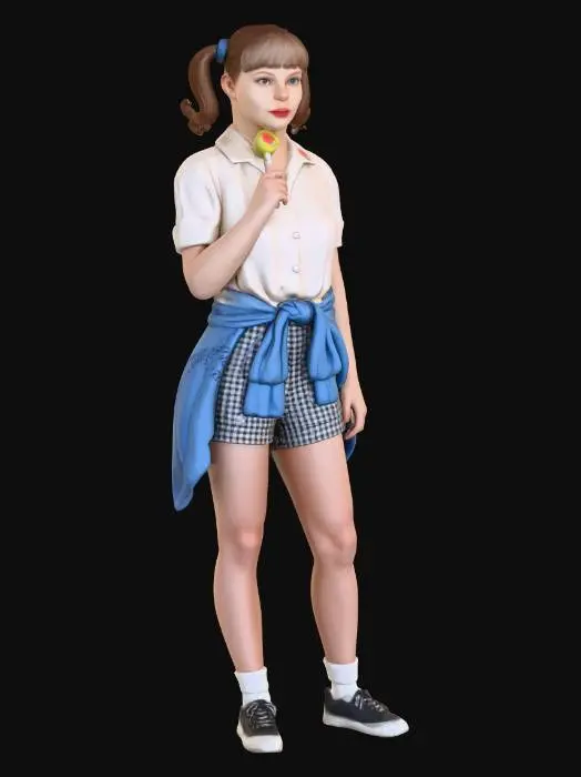 3D model for Lollipop Girl