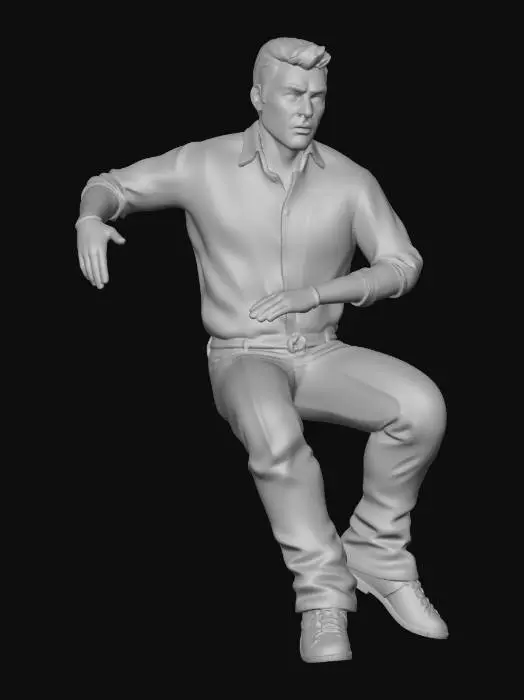 3D model for Floating Plaid Shirt