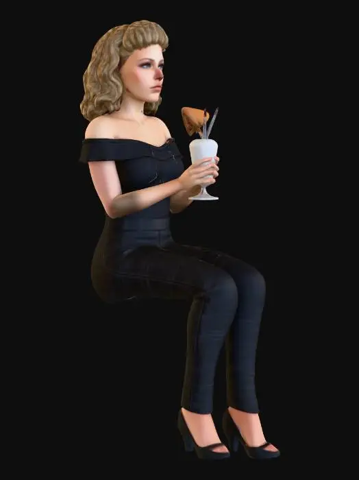 3D model for Milkshake Moment