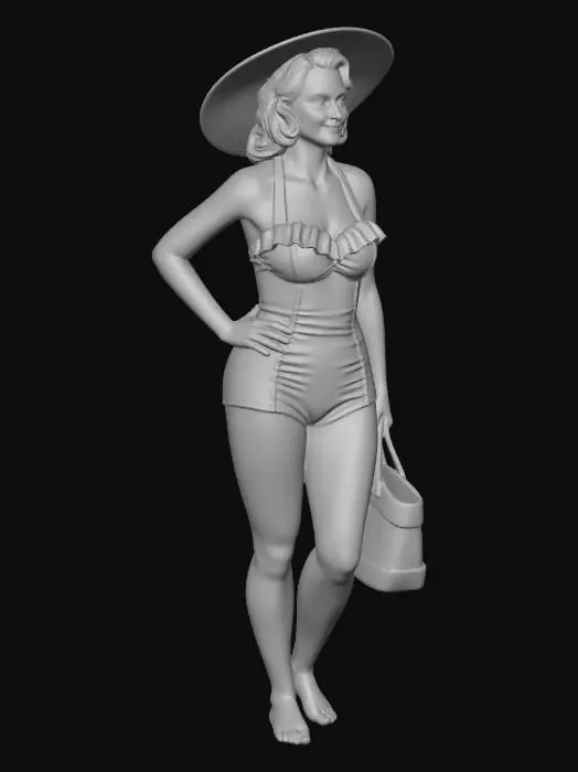 3D model for Beach Blossom Sculpture