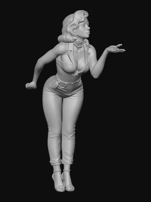 3D model for Pinup Denim Kiss