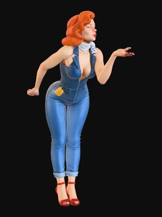 3D model for Pinup Denim Kiss