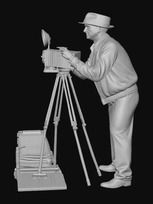 3D model for Photographer at Work