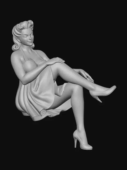 3D model for Pin-Up Charm