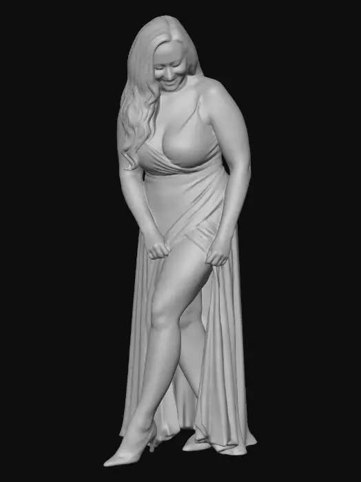 3D model for Lady in Red