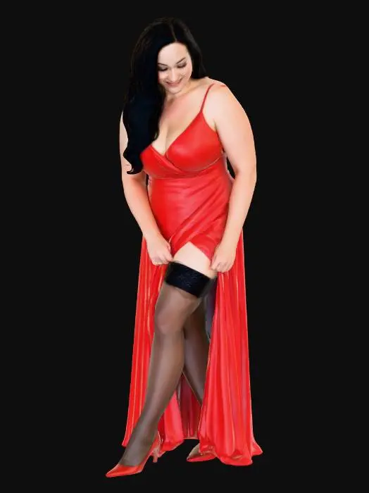 3D model for Lady in Red