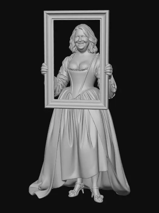 3D model for Framed Portrait