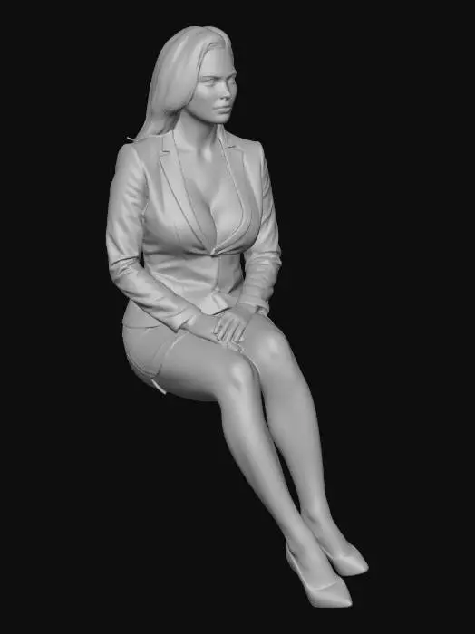 3D model for White Suit Elegance