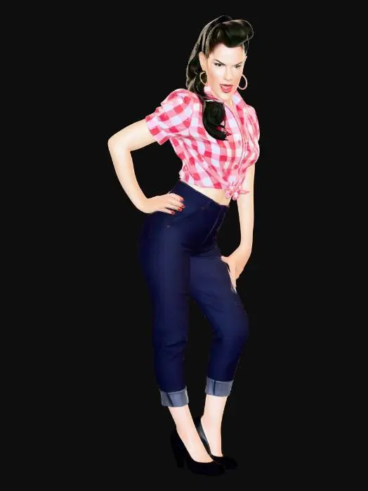3D model for Retro Pin-Up Glamour