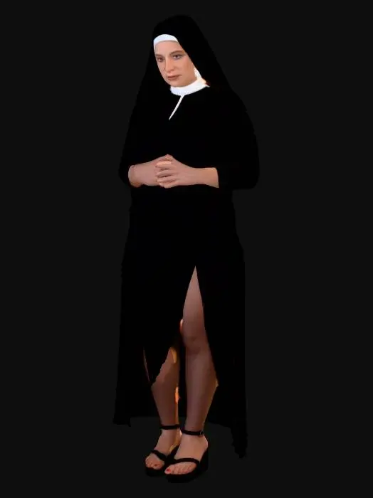 3D model for Veiled Grace in Black