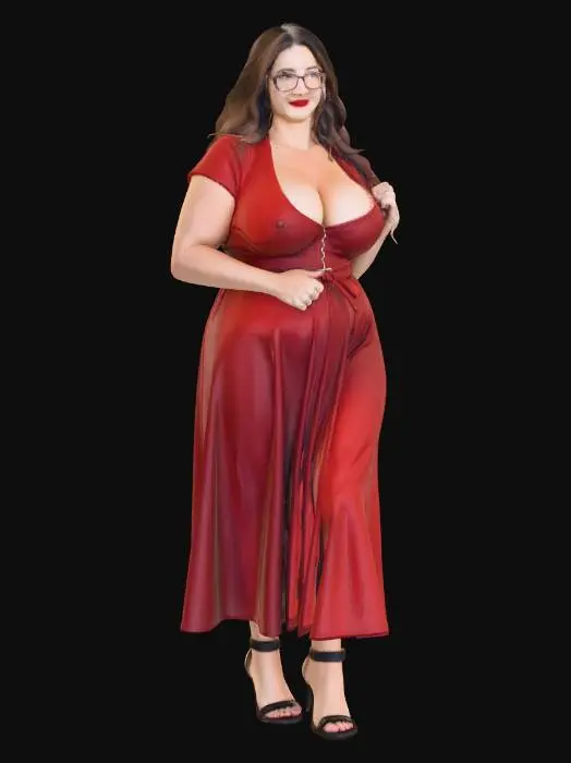 3D model for Elegance in Red