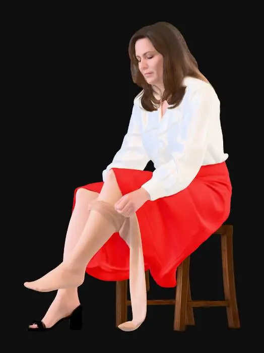 3D model for Putting on Stockings