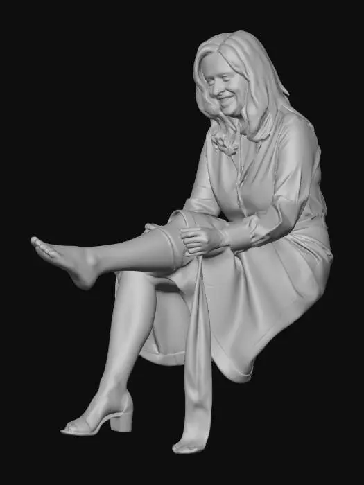 3D model for Putting on pantyhose