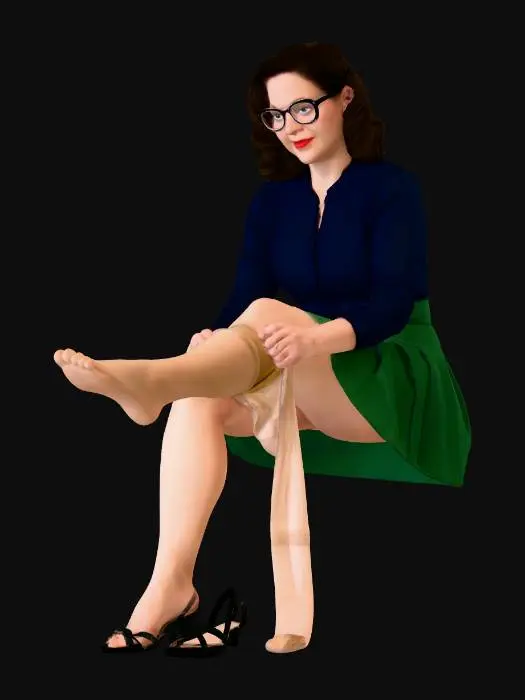 3D model for Putting on Stockings