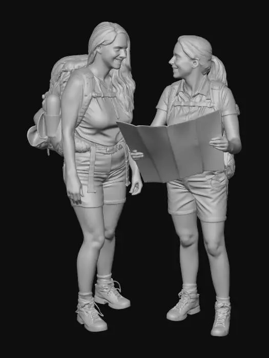 3D model for Map Reading on the Trail