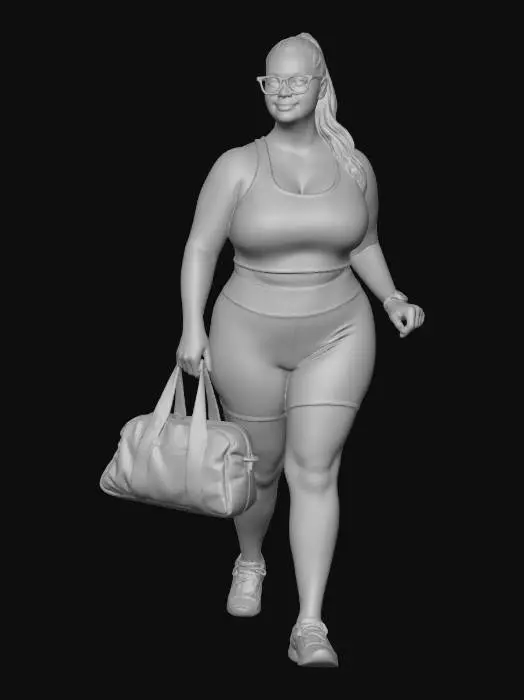 3D model for Gym Ready in Black