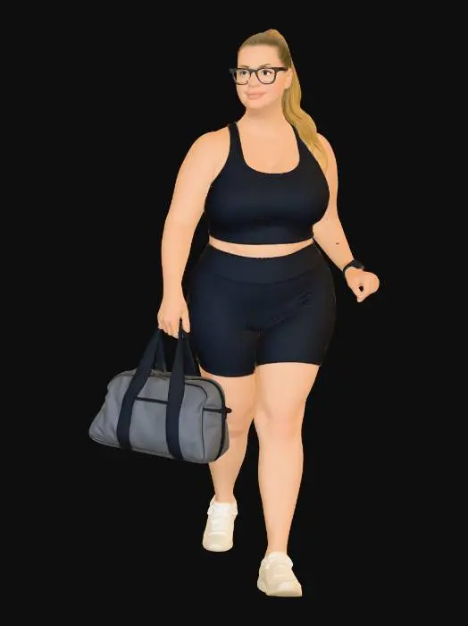 3D model for Gym Ready in Black