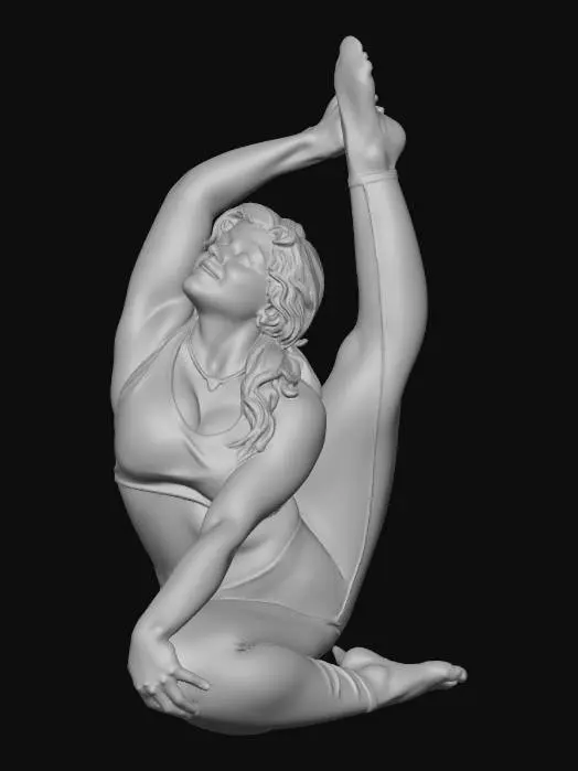 3D model for Graceful Scorpion Pose