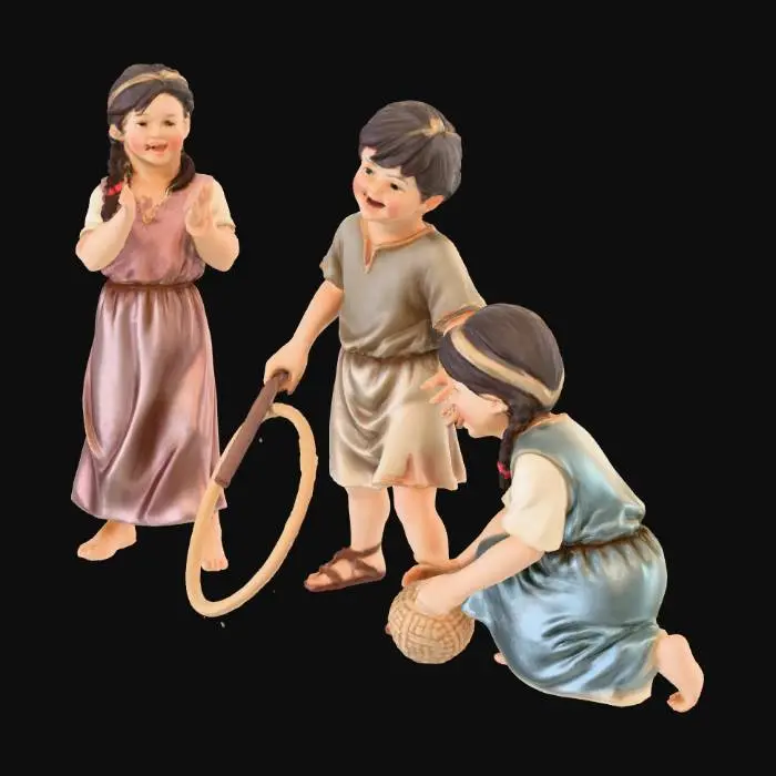 3D model for Playing Children Figurines