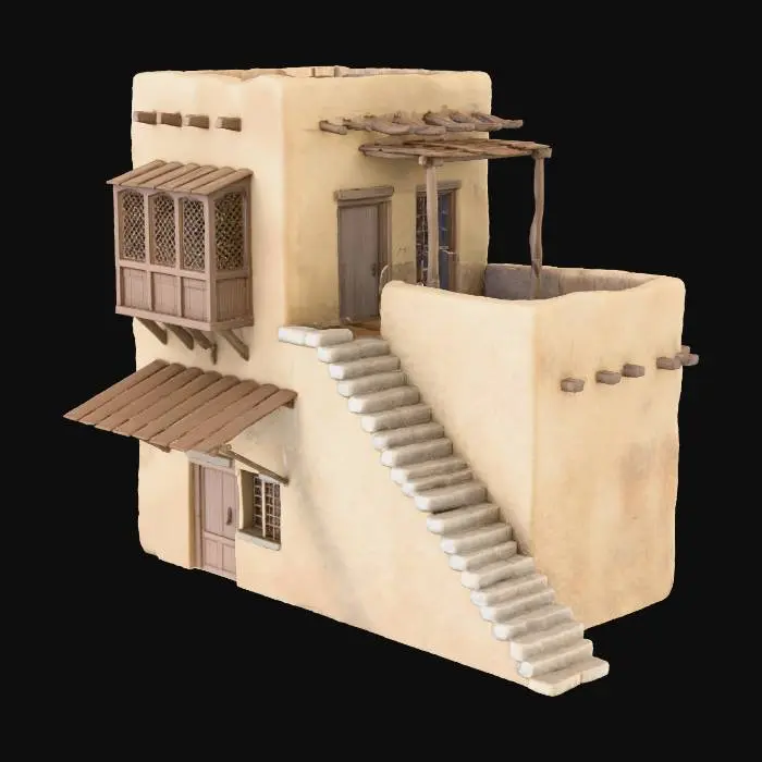 3D model for Desert Dwelling Model