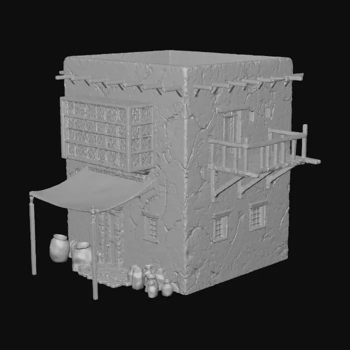 3D model for Desert Dwelling