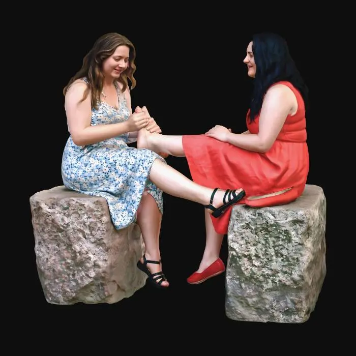 3D model for Foot Massage Between Friends