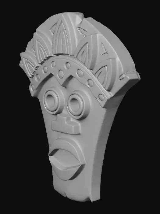 3D model for Tribal Mask Artwork