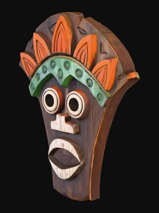 3D model for Tribal Mask Artwork