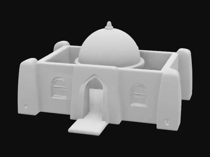 3D model for Luke Skywalkers house from Star Wars