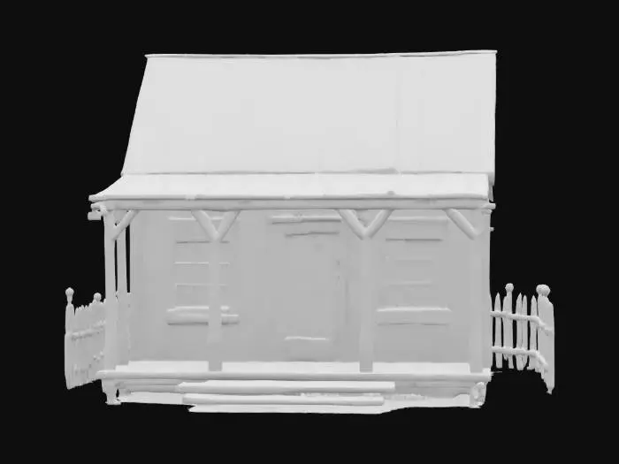 3D model for old west home, 1800's