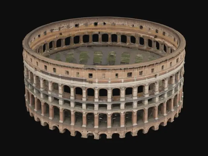 3D model for #arch#, the roman coliseum