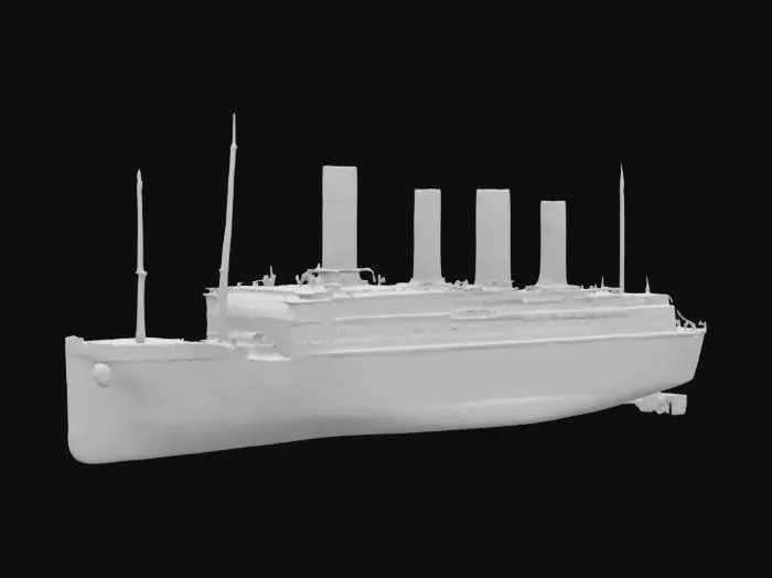 3D model for #ocean#, Titanic Ship replica, model, detailed