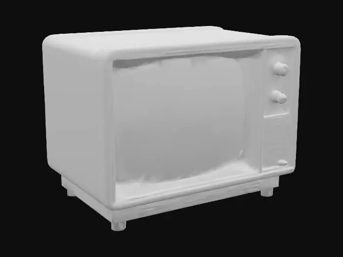 3D model for classis Television, #PBR#