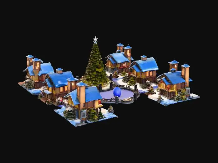 3D model for Christmas village , #Christmas2025#