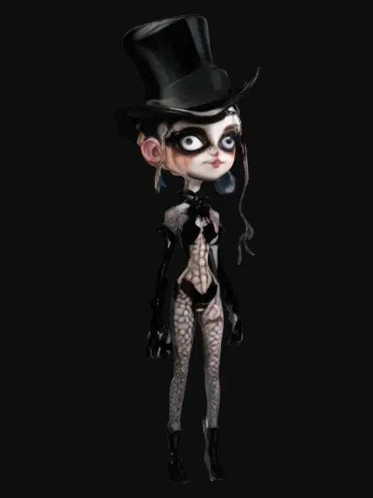 3D model for Gothic Showgirl