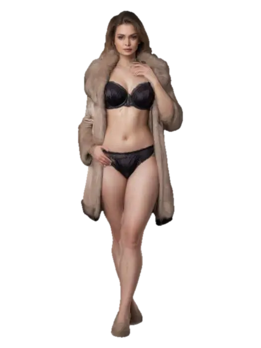 Modelo 3D de #valentine#, Design a glamorous female model wearing chic designer underwear and a…, gerado por IA