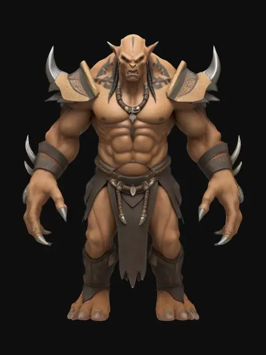 3D model for Warrior Titan