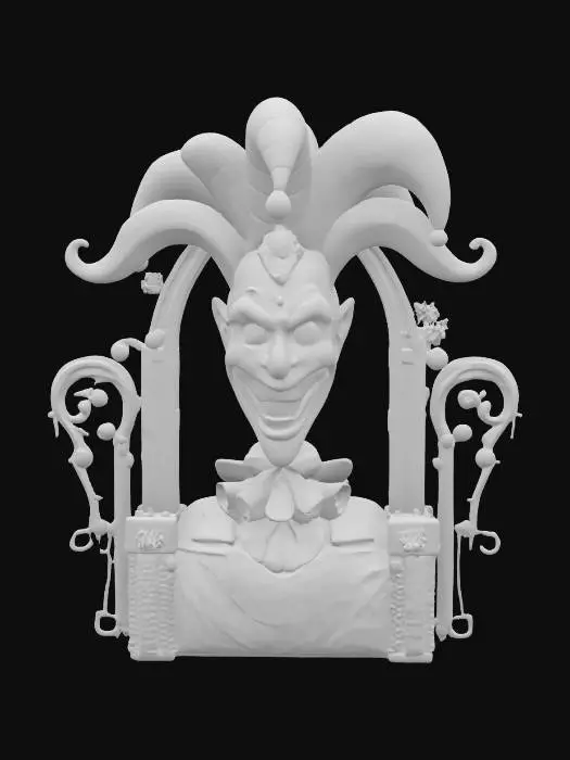 3D model for DC comics Joker theme arch, #arch#