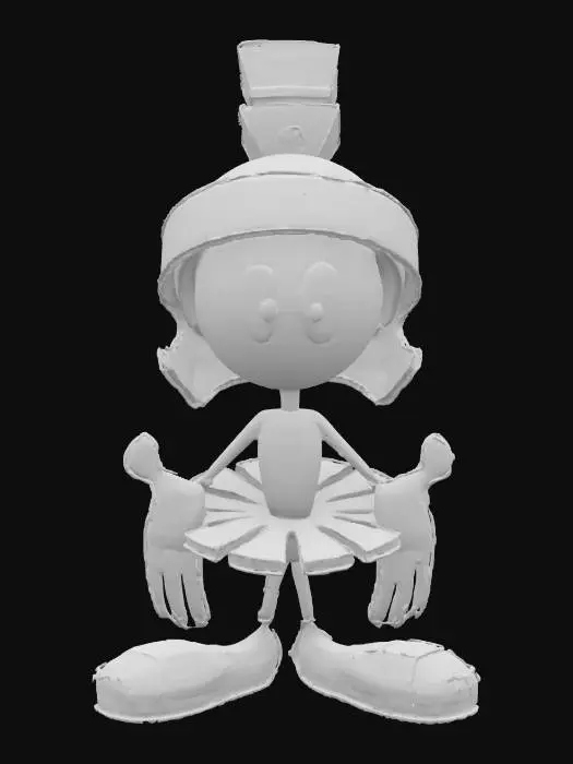 3D model for Martian Character Illustration, #SketchTo3D#