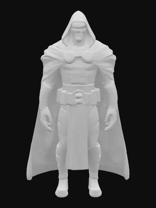 3D model for Mysterious Cloaked Figure, #SketchTo3D#